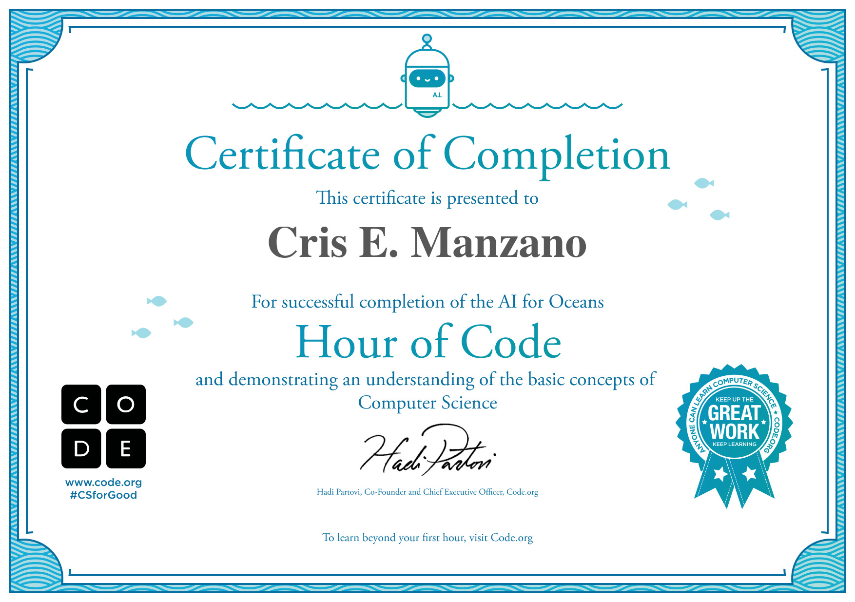 Certificate 3